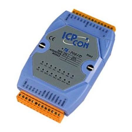 Icp Das 16-channel Isolated Digital Input Module, LED display I-7051D